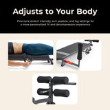 Sunny Health & Fitness No-Hang Inversion Decompression Table for Back Pain Relief, Adjustable Stretch Table, 400 LB Capacity