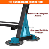 3 Tier Dumbbell Rack, 1200LBS Heavy Duty Weight Rack for Home Gym, Adjustable Storage Organizer for Free Weights, Quick & Easy Assembly, Dumbbell Rack Stand Only