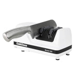 Chef'sChoice Professional Electric Knife Sharpeners FlexHone/Strop With 100-Percent Diamond Abrasives And Precision Angle Guides For 20-Degree Straight-Edge and Serrated Knives, 2-Stage, White