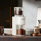 SOWTECH Conical Burr Coffee Grinder, Adjustable Electric Mill, 38 Precise Grind Settings, Precision Timer, for Espresso, Drip and French Press, Home &Office, Black