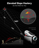 REDTIGER OLED Range Finder Golf with Slope, 1200 Yards Laser Rangefinder Golfing, 7X Magnification Range Finder Golf Magnetic