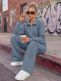 Trendy Queen Women Sweatsuits Casual Fall 2 Piece Matching Sweat Sets 2026