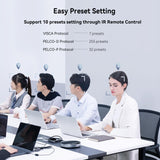 Optical Zoom PTZ Conference Room Camera, USB3.0/HDMI FHD 1080P 60FPS, for Video Conferencing Business Meeting Live Streaming Tenveo