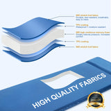 Self Inflating Sleeping Pad for Camping 3.1" Ultra-Thick Memory Foam Camping Mattress 20s Quick Inflation Camp Mat NYZ