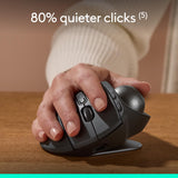 Logitech MX Ergo S Advanced Wireless Trackball Mouse USB C - Graphite
