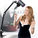 XCELLENT GLOBAL XG Hair Dryer Stand, Multi Angle Adjustable Blow Dryer Stand Hands Free with Universal Clamp - Allow You to Dry Hair Hand Freely