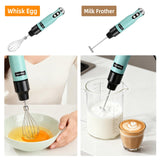 WarmWink 4 in 1 Corded Hand Blender Includes Food Chopper, Mixing Beaker Milk Frother and Whisk 600W Handheld Blender