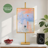 Rofio Adjustable Tabletop Easel, Picture Frame & Sign Display Stand, Gold