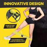Tribe Lifting Fabric Resistance Bands for Glutes & Legs | 5 Fabric Workout Bands Set | Thick Booty Bands for Squats, Lunges, Hip Training