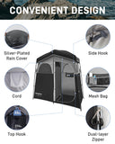 KingCamp Shower Tent, Portable Privacy Tent Outdoor Camping 1/2 Room Toilet Tents with Shower Bag & Dressing Room for Travel Beach Tailgate