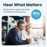 MDHearing NEO XS OTC In Ear Hearing Aids for Seniors with Noise Cancelling