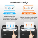 18-Sheet Paper Shredder for Home Office Heavy Duty, 60-Minute Micro Cut P-4 Security