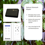 Le Veil Electric Cabinet Humidifier System for Wooden Cabinet (10~110CBFT) 40%~90% RH Humidity Setting - wood instrument (Pro Max)