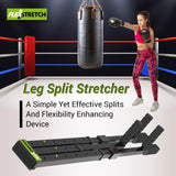 Premium 3-Bar Leg Stretcher Device | Adjustable Flexibility Equipment for Ballet, Yoga, Martial Arts & Home Gym | Stainless Steel | Non-Slip Handles | Adjustable & Portable M PAIN MANAGEMENT TECHNOLOGIES