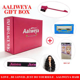 Aaliweya 5x5 Real HD Lace Closure Wigs Human Hair with Drawstring 30 inch