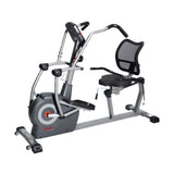 Sunny Health & Fitness Elite Recumbent Cross Trainer & Elliptical Machine with 12-Level Magnetic Resistance, Easy Adjust Seat & Exclusive SunnyFit® App Enhanced Bluetooth Connectivity