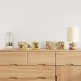decorUhome Gold Triple 4x4 Picture Frame Vertical, MDGD08