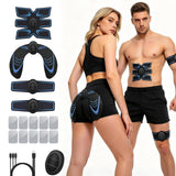 Tactical x abs Stimulator Abdominal for Arms, Abdomen, Thighs and Buttocks Toner,TENS Unit Electronic Muscle Stimulator for Muscle Growth, Vital Flex Core Ab Stimulator Military Grade,