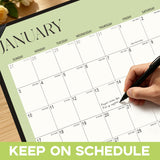 Coovernier Desk Calendar 2026-2027 with Desk Mat, 18-Month Large 22" x 17" Desk Pad Calendar from Jul 2026 to Dec 2027, Seasonal Theme Desktop Monthly Calendar for Home Office School