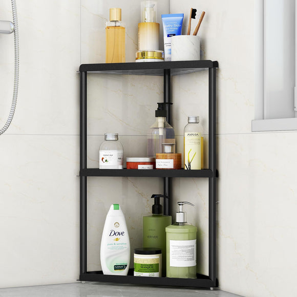 Corner Shower Caddy Standing, 3 Tier Shower Organizer Stand Bethom