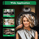 1400W Professional Standing Hair Dryer, 5 Heating Heads Vertical Hair Dryer with Wheels, Hair Hood Dryer with 5 Modes & LCD Display Adjustable Height 49.21-63.39 in, for Home Salons,110V 60HZ