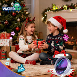 WATERELF Galaxy Putty Slime for Kids - Children's Day Gift, Fidget Sensory Artistic Therapy Putty Toys for Boys Girls Adults, Stress Relief Non-Sticky, 3.11 Inch 3.2 Oz – Green Purple