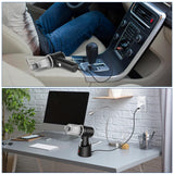 Honlibey 8Kpa Mini Handheld Vacuum Cleaner,120W High Power Cordless Car Vacuum, 2 in 1 Keyboard Vacuum & Air Duster with LED Light & Multi-Nozzles for Car, Computer, Sewing Machine