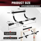 Pull Up Bar for Doorway | No-Screw Portable Chin Up Bar | Heavy Duty Steel Up to 440 lbs | Multi-Function Home Gym with Foam Grips | Easy Install Door Frame Pull-Up Bar SPORTIC