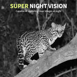 WOSODA Mini Trail Camera 4 Pack 24MP 1080P HD, Game Camera with SD Card, Waterproof Tiny Hunting Camera Night Vision Motion Activated with Fast Trigger Time for Outdoor Wildlife Monitoring WOSODA