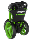 Clicgear Model 4.0 Golf Push Cart, 3-Wheel Foldable Walking Golf Cart (Lime) Clicgear