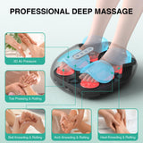 Medcursor Foot Massager with Heat - Shiatsu Deep Kneading, Delivers Relief for Tired Muscles and Plantar, Multi-Level Settings & Adjustable Intensity for Home or Office Use, Gifts for Women Mom
