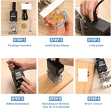 Heat Press Machine 500W Adjustable Temperature Handheld