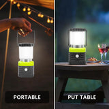 3Packs LED Camping Lantern Rechargeable 1000LM, 4500mAh Power Bank, IP44 Waterproof Lantern Flashlight Jarxin