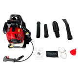 Elevon 76CC Backpack Leaf Blower, Gas Leaf Blower-4 Stroke Air Cooling Engine, 660CFM, 200MPH, Ergonomic Design