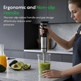 FRESKO Immersion Blender Handheld, Corded Hand Blender with Trigger Variable Speed, Anti-Scratch Stainless Steel Shaft, Stick Mixer for Soups, Shakes, Baby Food & Puree
