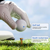 LIFXIZE Golf Accessories for Men, Golfing Accessories Kit with 4 Golf Club Covers, Multifunctional Divot Tools, Golf Tees + More