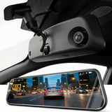 KCV 4K Mirror Dash Cam for Ford Mustang 2015-2023, Front 4K + Rear 1080P Camera, Integrated Replacement OEM Look, Plug & Play, Includes Free 64GB Card