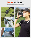 Golf Rangefinder with Slope - 1200 Yards Laser Range Finder Golf for Hunter, High-Precision Flag Pole Locking Vibration