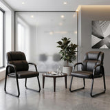 HAPPYMONT Waiting Room Guest Chair Set of 2, Office Reception Chairs