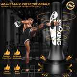 Vobab Punching Bag Stand, 70" Freestanding Punching Bag for Adults, Boxing Bag with Stand for Teens Men Women MMA Thai Fitness Karate Muay Beginners Vobab
