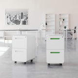 Laura Davidson Furniture Stockpile 2 Drawer Mobile File Cabinet with Lock
