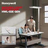 Honeywell LED Floor Lamp Modern - 02E GEN Sunturalux Eye Caring Tall Standing Light, 8000LM 4000K Natural Daylight Dimmable Reading Lampara