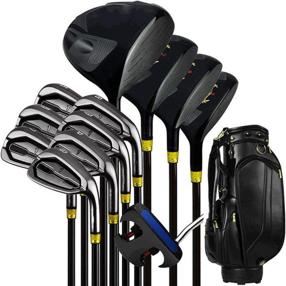 COYEUX Golf Clubs Men's Set, with 1 Wood, 3 Wood, 5 Wood, Hardwood, 7 Iron, Putter, Golf Bag, Mens Right Hand Pack of 12