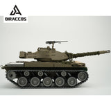 DIRACCOS Modified Edition 1/16 Remote Control US M41A3 Walker Bulldog Tank (Upgraded/Metal Road Wheel & Tracks & Sprocket & Idle Wheel)(5000mah Nimh Battery)(Steel Gear Gearbox)