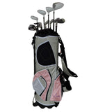 Sephlin Signature Women's 13 Pcs Right Hand Golf Clubs Set & Golf Bag (Pink_Silver)