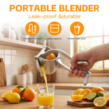 Hand Juicer Squeezer with Heavy Duty Handle, 2026 New Manual Fruit Juicer Citrus Press for Lemon, Orange, Lime, Grapefruit (1 Pcs)