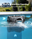 C1 Robotic Pool Cleaner with 180 Mins, Pool Vacuum for Inground Ground Pools up to 1615 sq.ft, Smart Routing, Wall Climbing, Dual Filtration, with APP, Multi-Mode Cleaning (Carbon Gray)