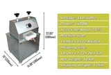 Commercial Sugarcane Press Sugar Cane Juicer Machine Sugarcane Juice Extractor 110V Electric Sugar Cane Fruit Press Juicer with 3 Solid Rollers 2 Knives for Commercial Home Use INTSUPERMAI