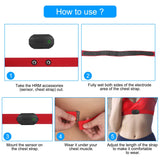 COOSPO Bluetooth Heart Rate Monitor Chest Strap H808S, ANT+ BLE HR Monitor Chest, HRM IP67 Waterproof, Use for Running Cycling Gym and Other Sports