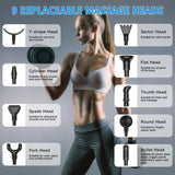 Muscle Massage Gun for Athletes Handheld Electric Deep Tissue Back Massager, Percussion Massage Device APHERMA